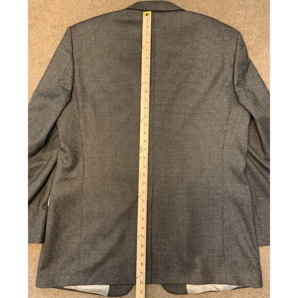 Oak Creek Tweed Blazer Mens 44L Lambs Wool Jacket Brown Sportcoat - Picture 8 of 11